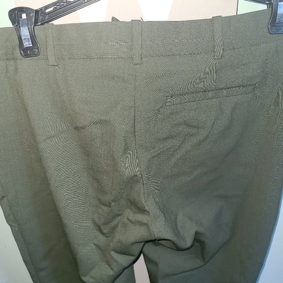 Authentic Balenciaga Dress Pants Slacks Women's Size 6 Olive Green New With Tag - Picture 8 of 13